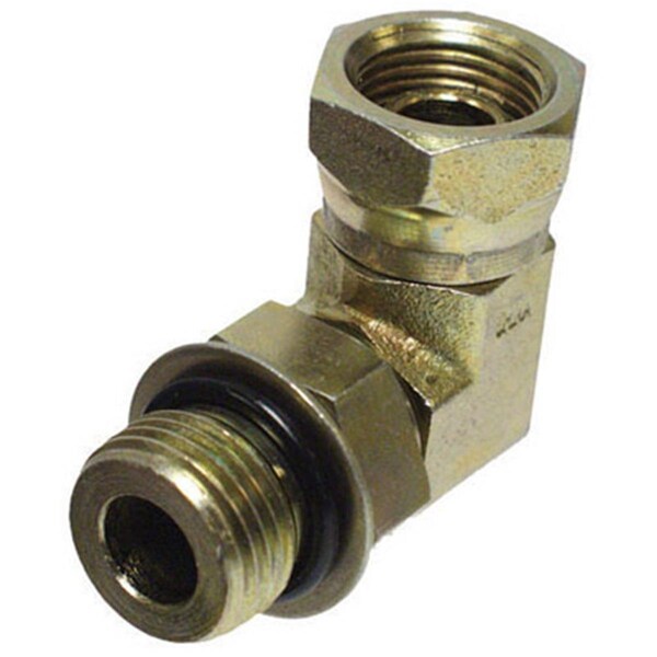 Gizmo 39006125 .50 in. Male o-Ring x .50 in. Female Pipe, 90 Degrees Swivel, Hydraulic Adapter GI834553 - main